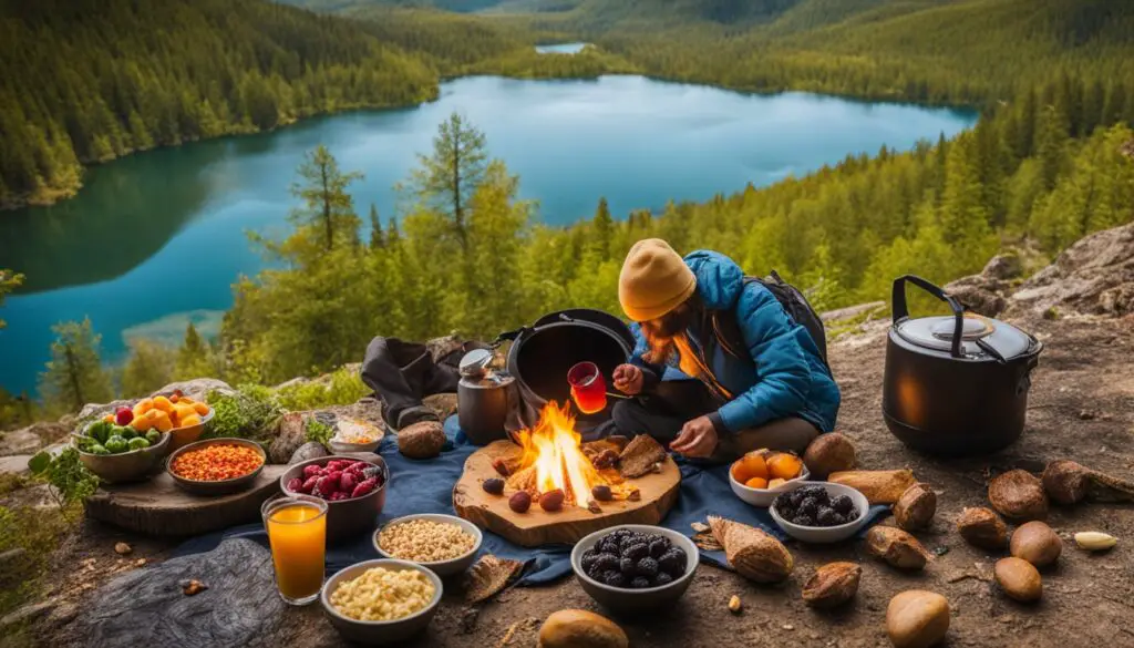 Camping diet and hydration