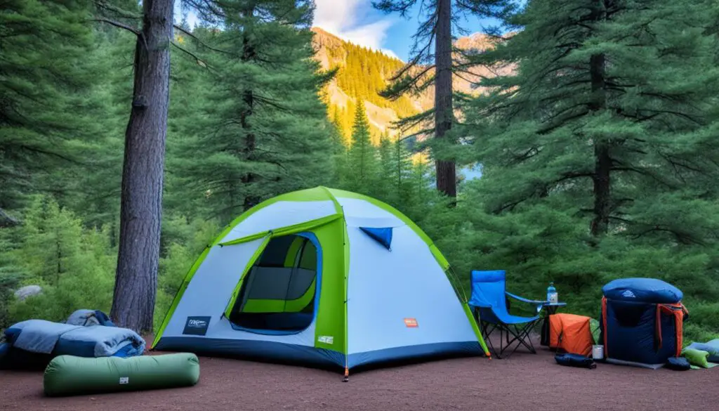 Camping gear for non-campers