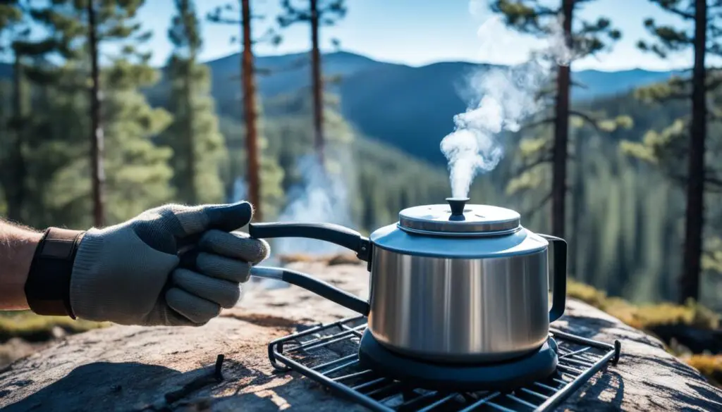 Camping percolator