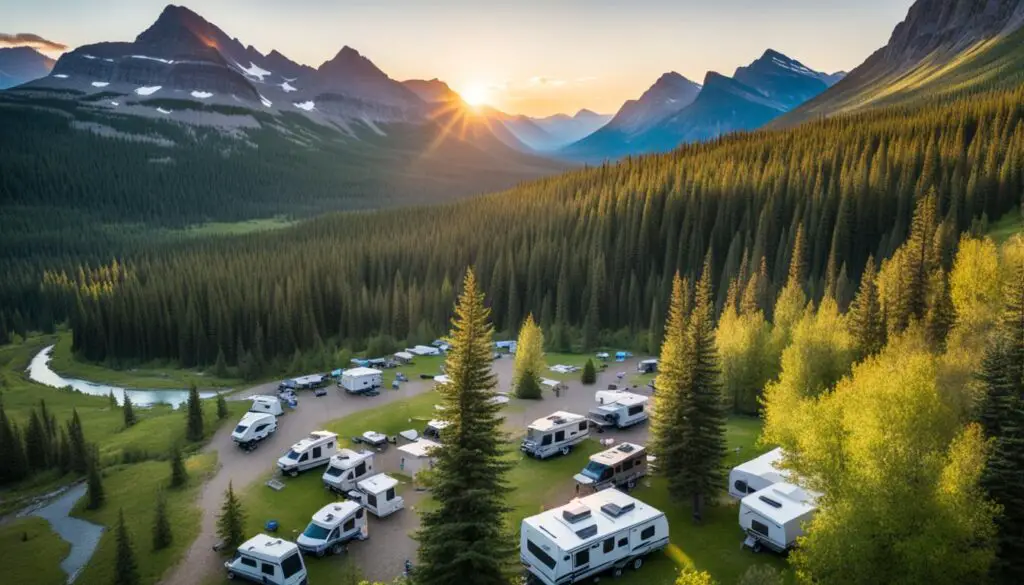 Glacier National Park campsites