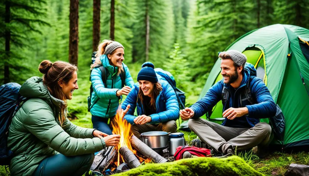 Oxford Dictionary camping definition