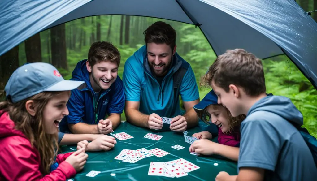 Rainy Camping Activities