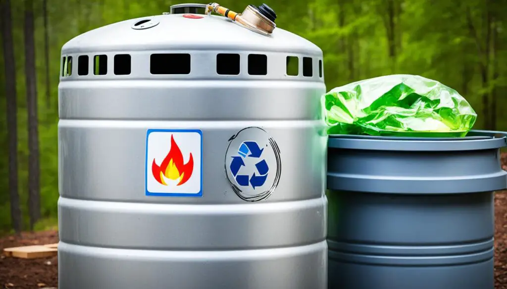 Recycling propane tanks