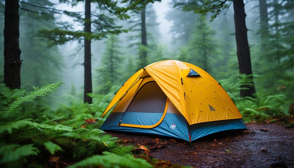 Sounds Camping in the Rain