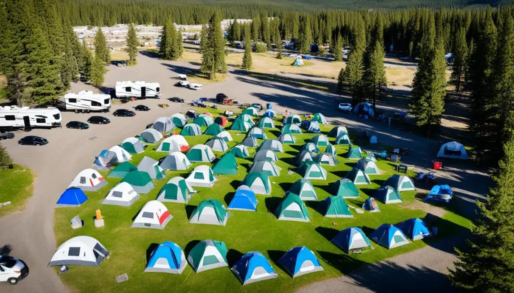 Yellowstone National Park camping reservation