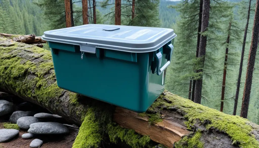 bear-proof food storage