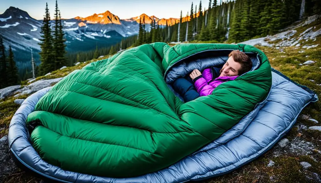 best sleeping bags for couples camping