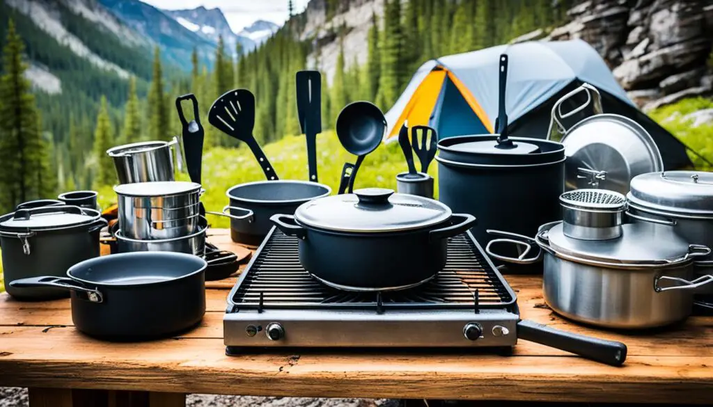 camping cooking equipment