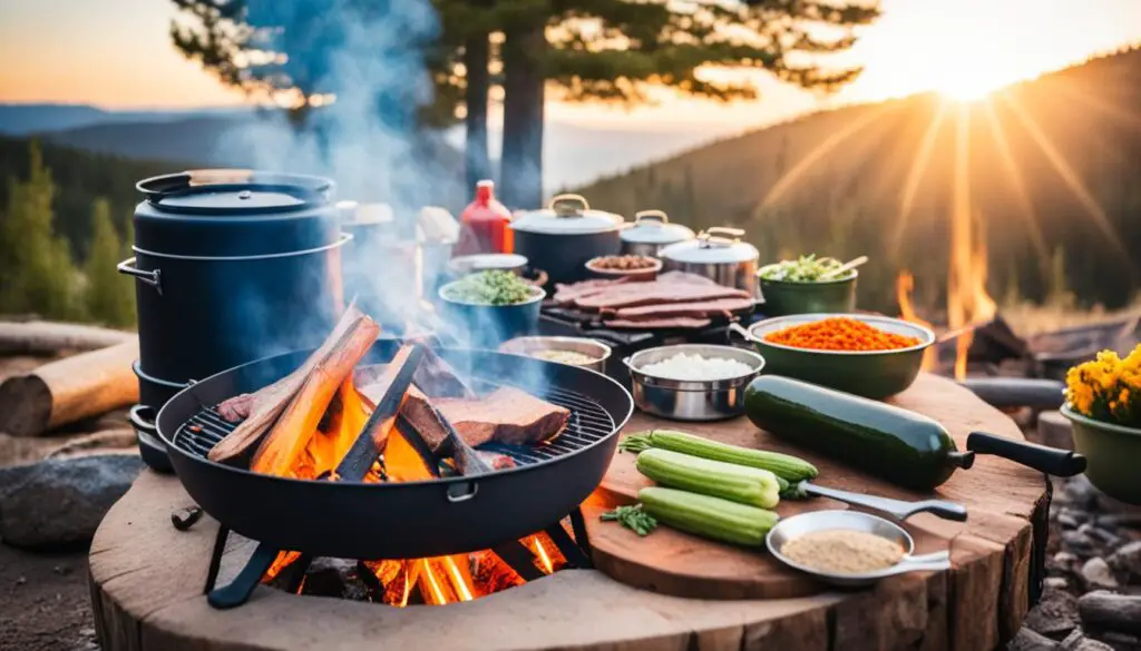 camping food prep