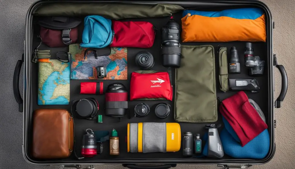 camping gear allowed in carry-on