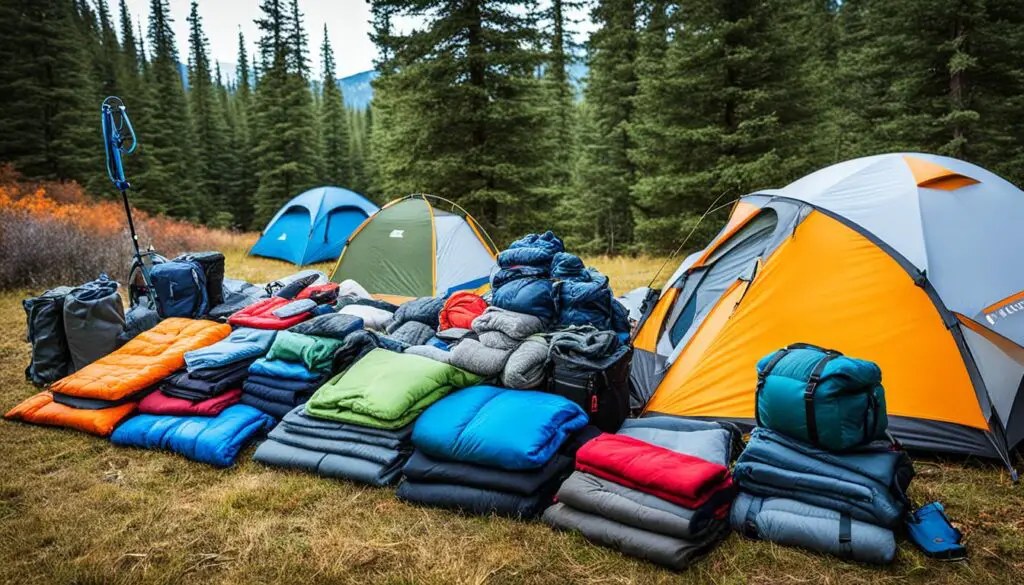 camping gear for cold weather