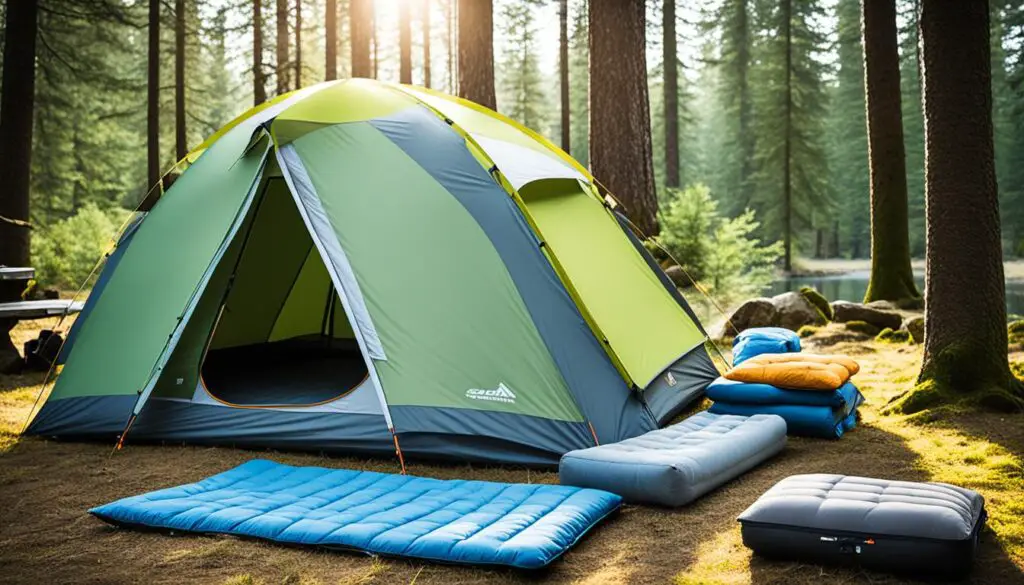 camping mattress features