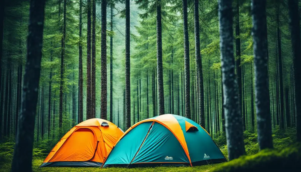 camping tent features