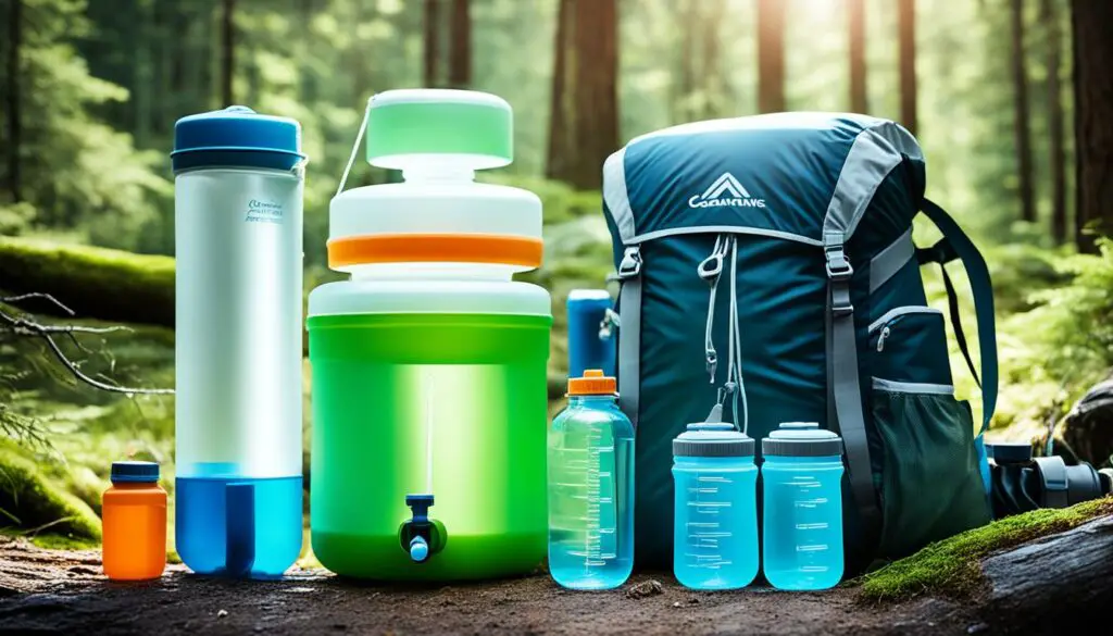 camping water gear