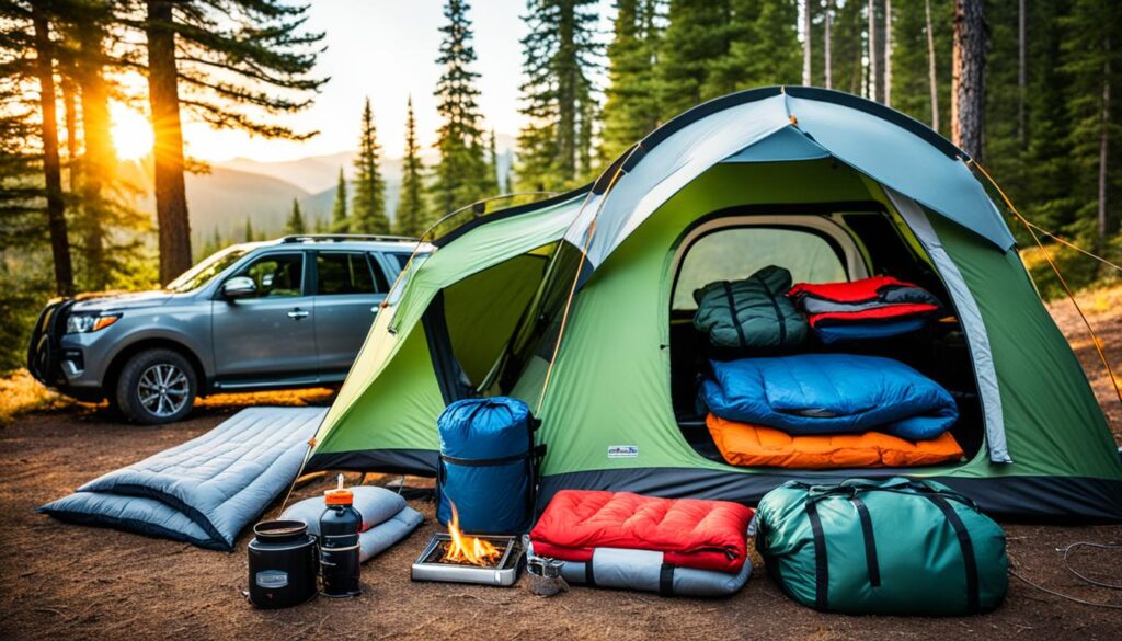 car camping gear