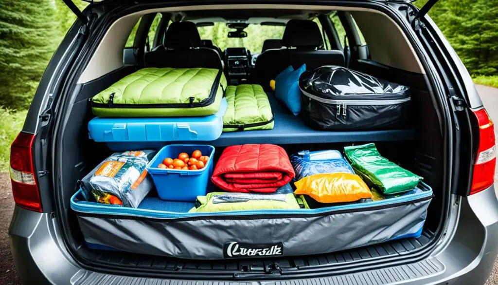 car camping packing tips