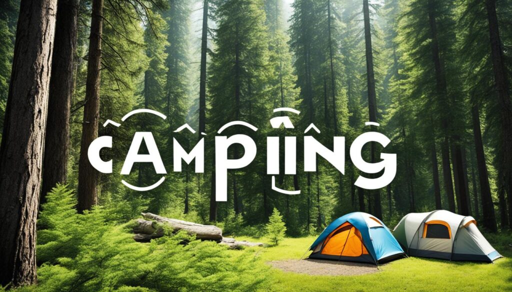 correct spelling of camping