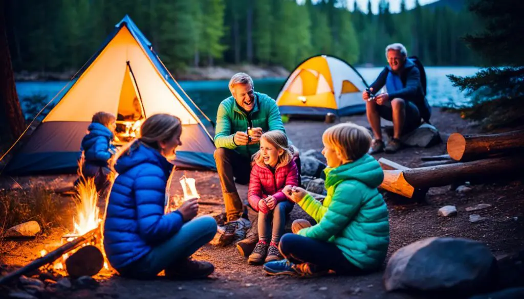 family camping activities