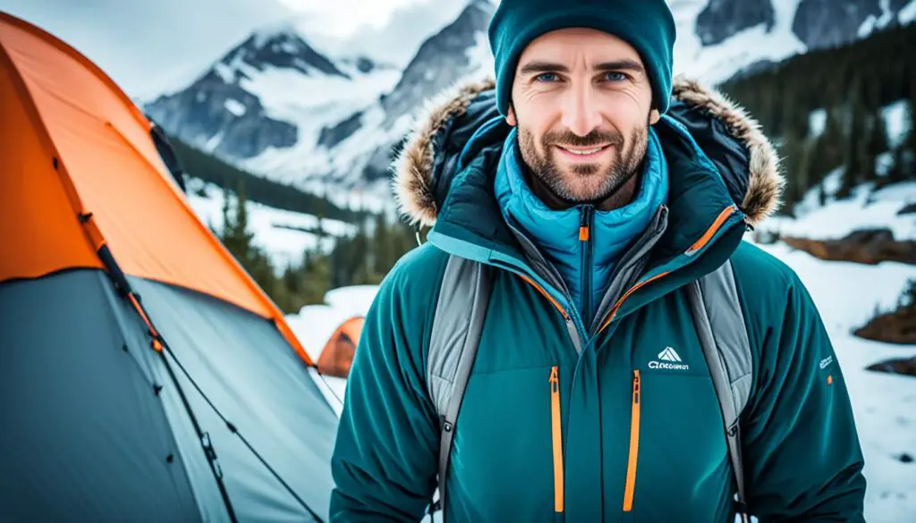 layering system for cold weather camping