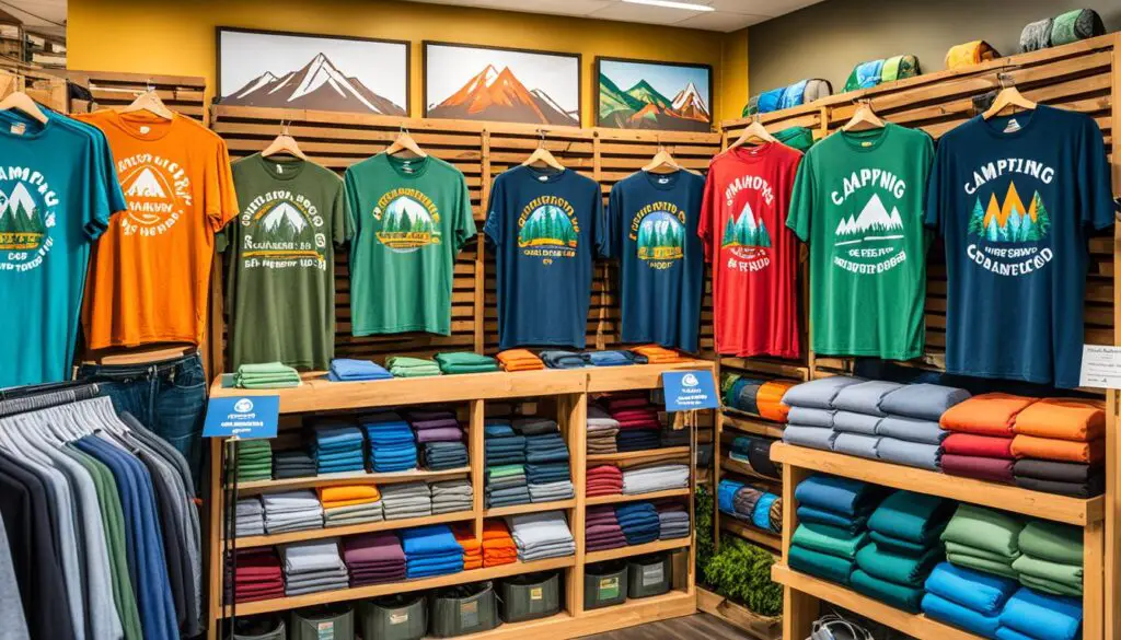 local stores for camping t-shirts