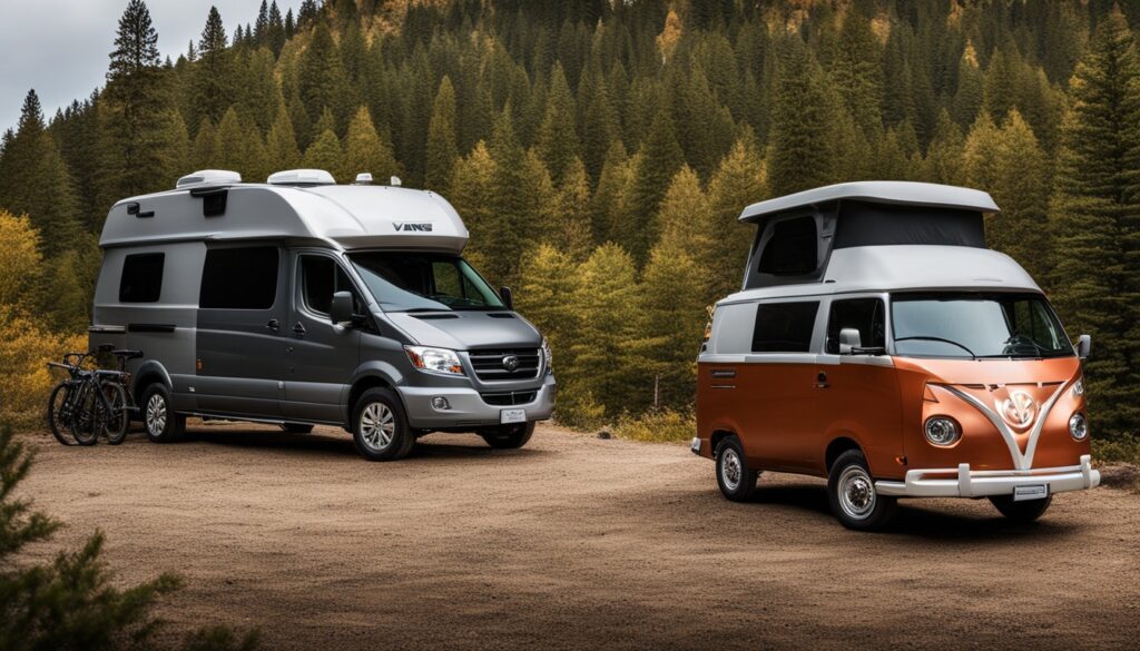 new vs used camper vans