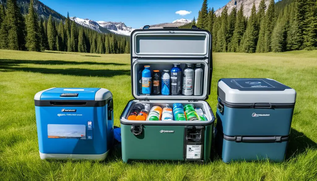 types of camping fridges