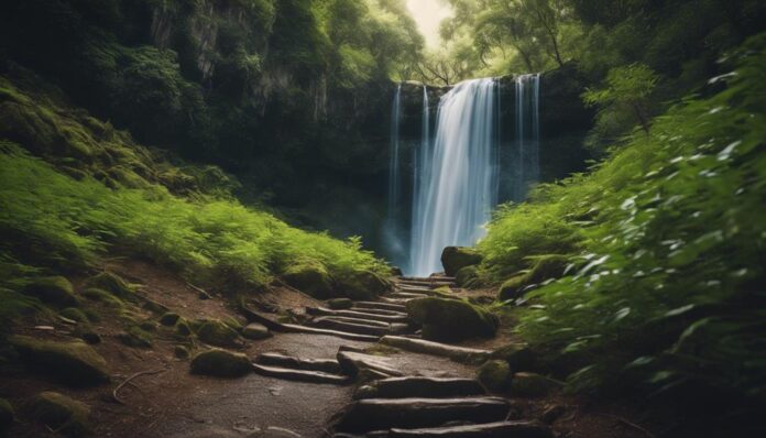 moderate hikes by waterfalls