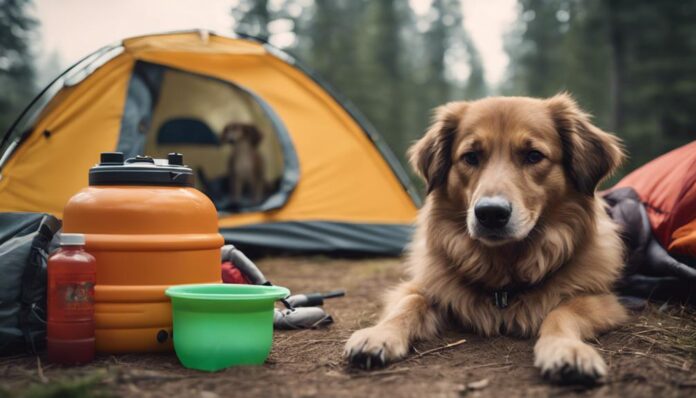 pet friendly camping gear list