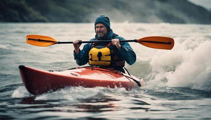 preventing sea kayak capsizing