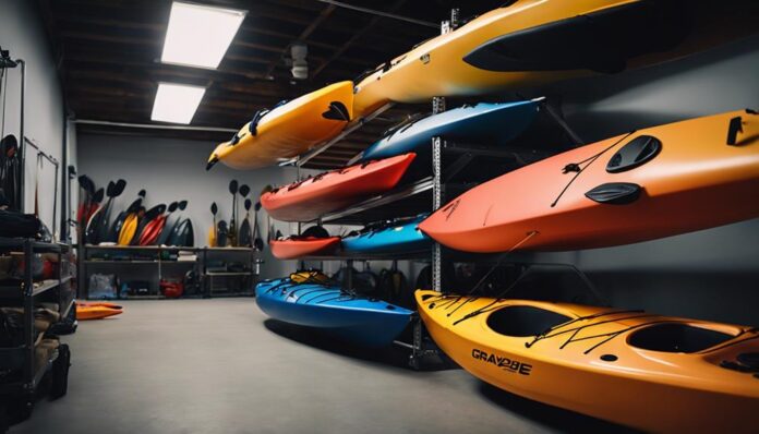 space saving kayak storage solutions